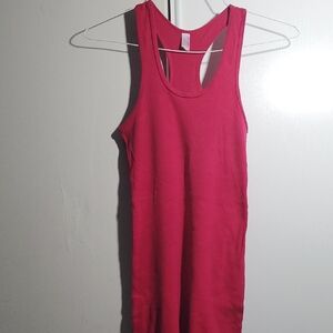 Pink Racerback Tank Top AMERICAN APPAREL Classic Girl ,size SMALL.